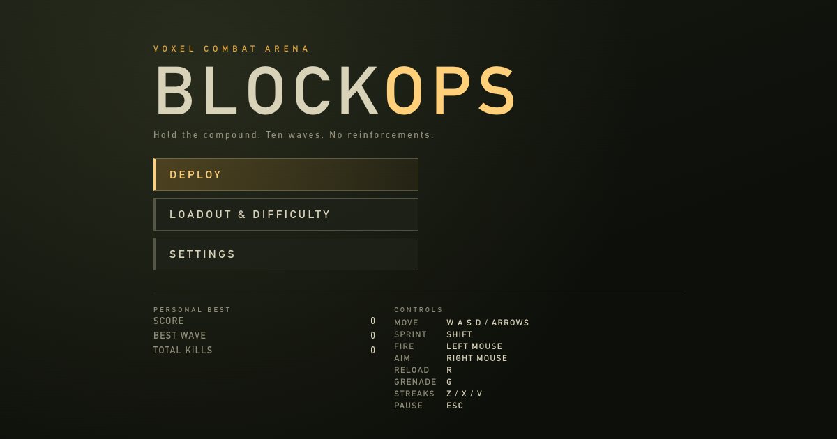 Screenshot of the First Person Shooter demo