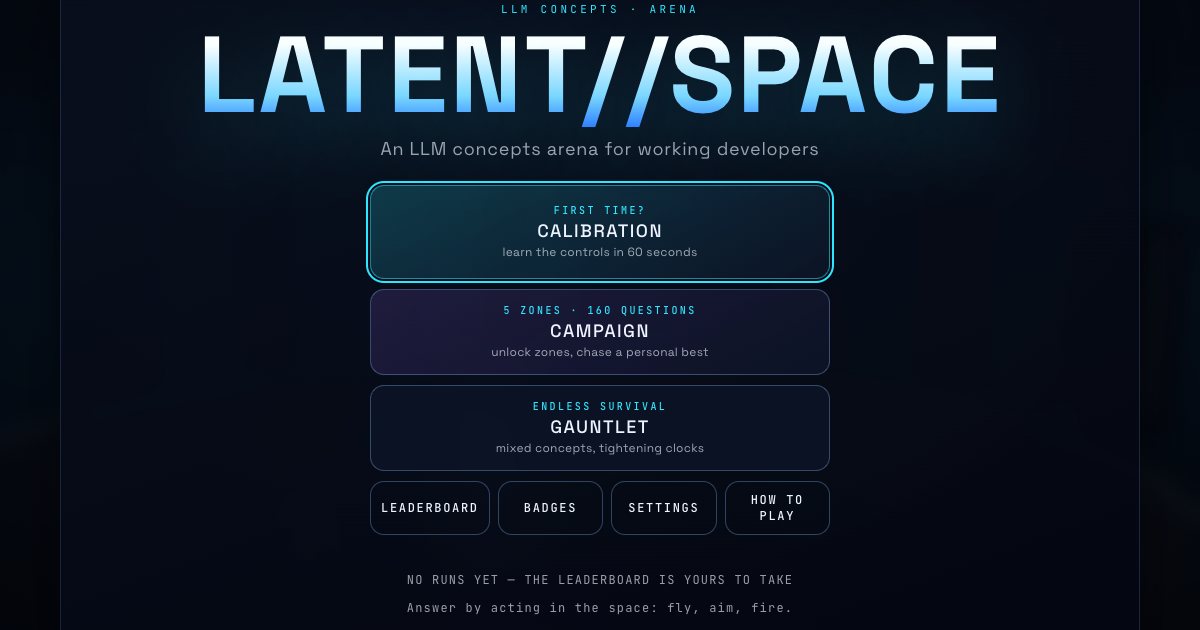 Screenshot of the LLM Quiz demo
