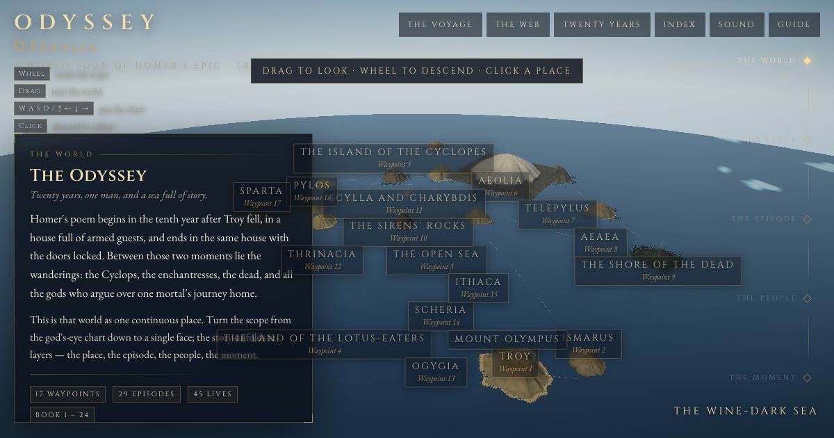 Screenshot of the Odyssey demo